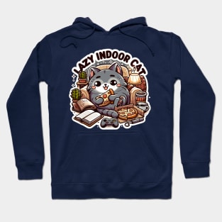 Cozy Whiskers & Chill Vibes: The Indoor Cat Lifestyle Hoodie